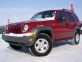 2005 Inferno Red Crystal Pearl Jeep Liberty CRD Sport 4x4  photo #1