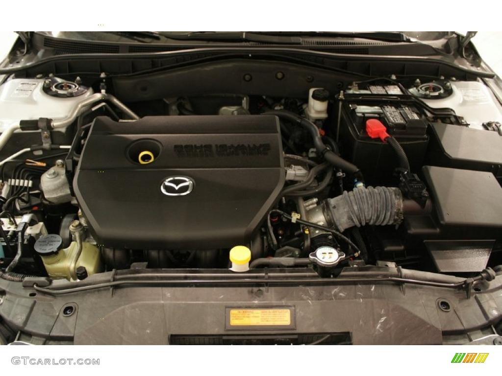 2007 MAZDA6 i Sport Sedan - Glacier Silver Metallic / Gray photo #22