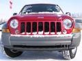 2005 Inferno Red Crystal Pearl Jeep Liberty CRD Sport 4x4  photo #3
