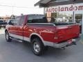2002 Bright Red Ford F150 Lariat SuperCab 4x4  photo #5
