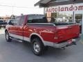 2002 Bright Red Ford F150 Lariat SuperCab 4x4  photo #5