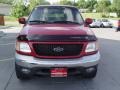 2002 Bright Red Ford F150 Lariat SuperCab 4x4  photo #19
