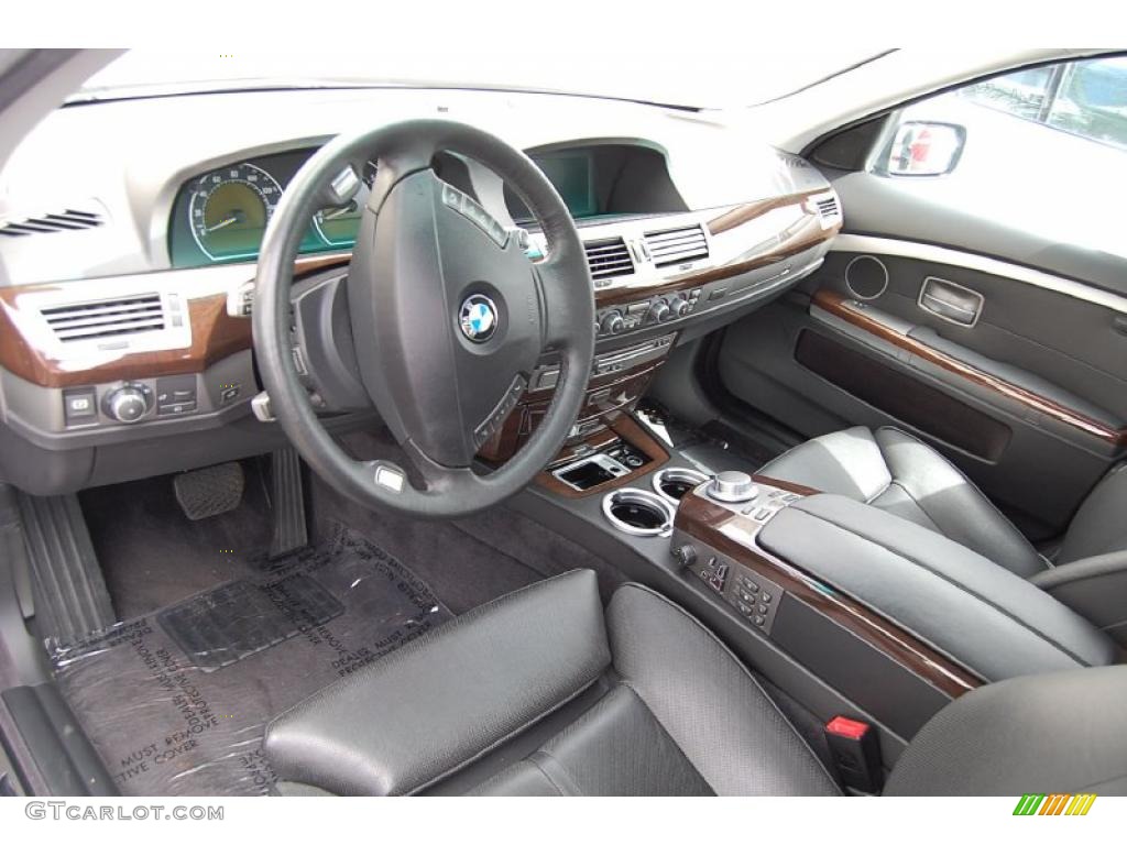 2007 7 Series 750i Sedan - Titanium Grey Metallic / Black photo #4