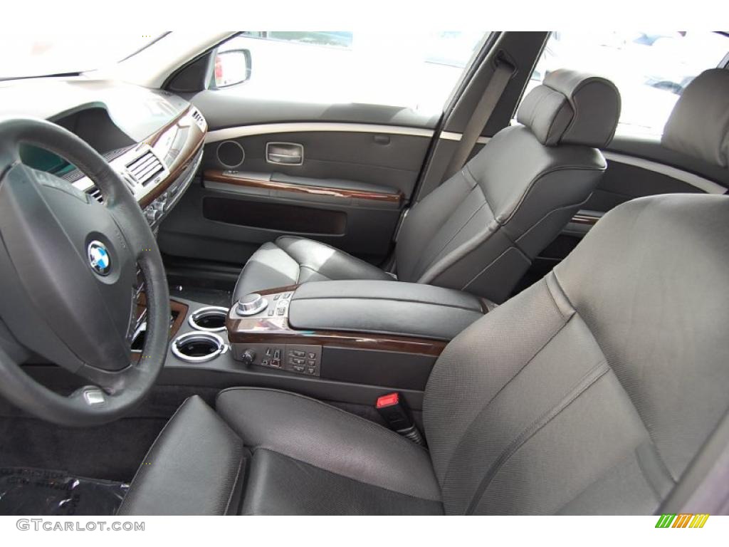 2007 7 Series 750i Sedan - Titanium Grey Metallic / Black photo #5