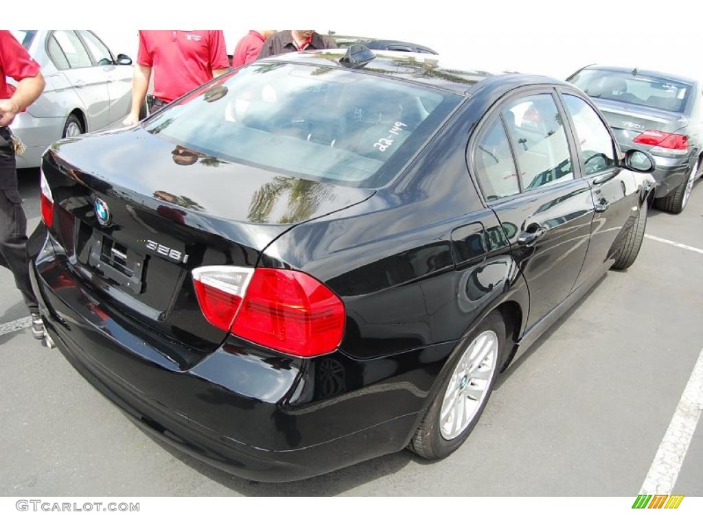 2007 3 Series 328i Sedan - Jet Black / Black photo #3