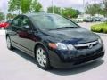 Nighthawk Black Pearl - Civic LX Sedan Photo No. 7