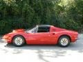 Red 1974 Ferrari Dino 246 GTS Exterior