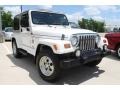 1999 Stone White Jeep Wrangler Sahara 4x4  photo #1