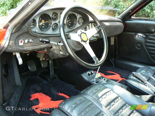 Black Interior 1974 Ferrari Dino 246 GTS Photo #3038331