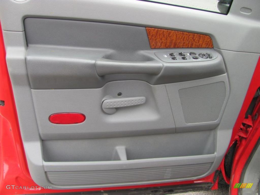 2006 Ram 1500 SLT Quad Cab 4x4 - Flame Red / Medium Slate Gray photo #13