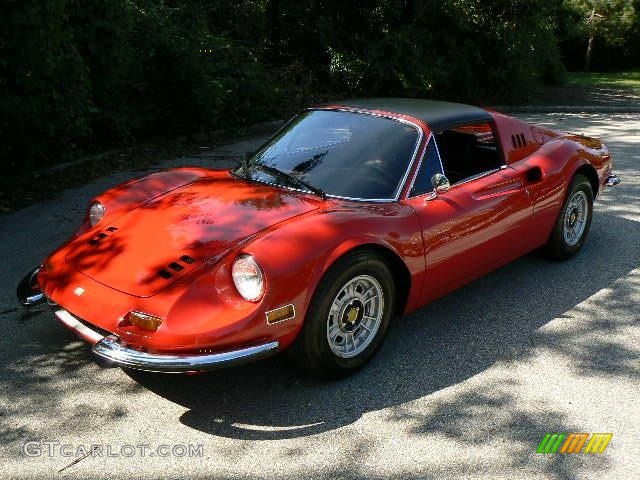 Red 1974 Ferrari Dino 246 GTS Exterior Photo #3038408