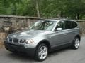 2005 Silver Gray Metallic BMW X3 3.0i  photo #2