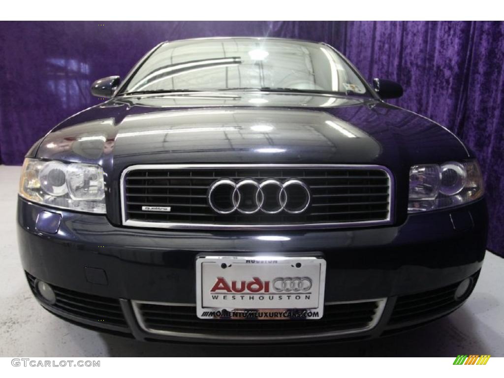 2004 A4 1.8T quattro Sedan - Moro Blue Pearl Effect / Platinum photo #2