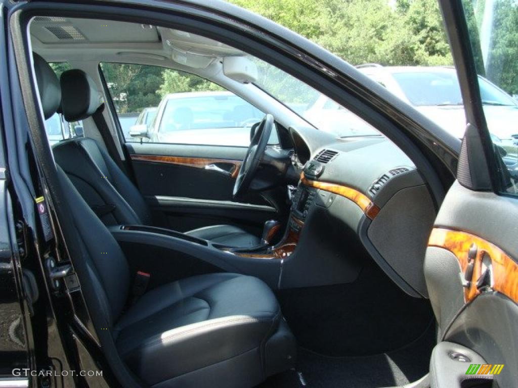 2008 E 350 4Matic Sedan - Black / Black photo #9