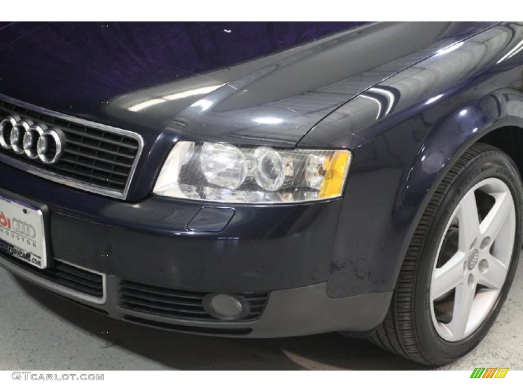 2004 A4 1.8T quattro Sedan - Moro Blue Pearl Effect / Platinum photo #23