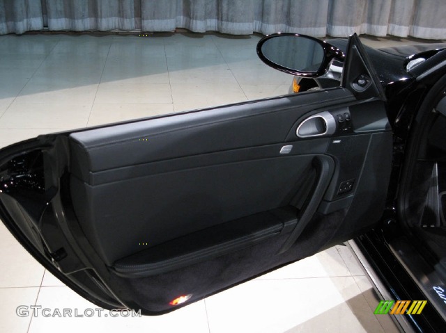 2008 911 Turbo Cabriolet - Black / Black photo #13
