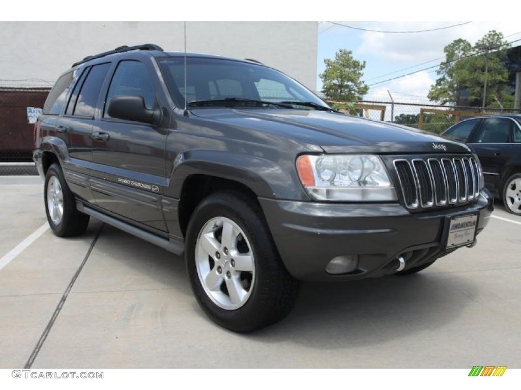 2003 Grand Cherokee Overland 4x4 - Graphite Metallic / Dark Slate Gray/Light Slate Gray photo #1