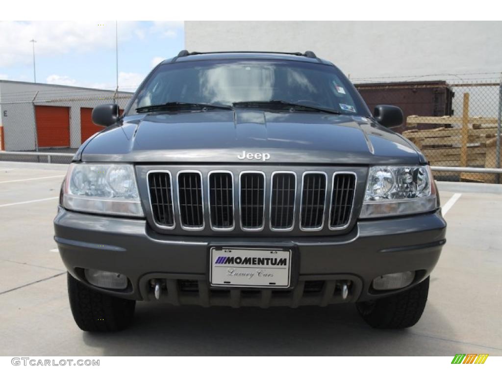 2003 Grand Cherokee Overland 4x4 - Graphite Metallic / Dark Slate Gray/Light Slate Gray photo #2