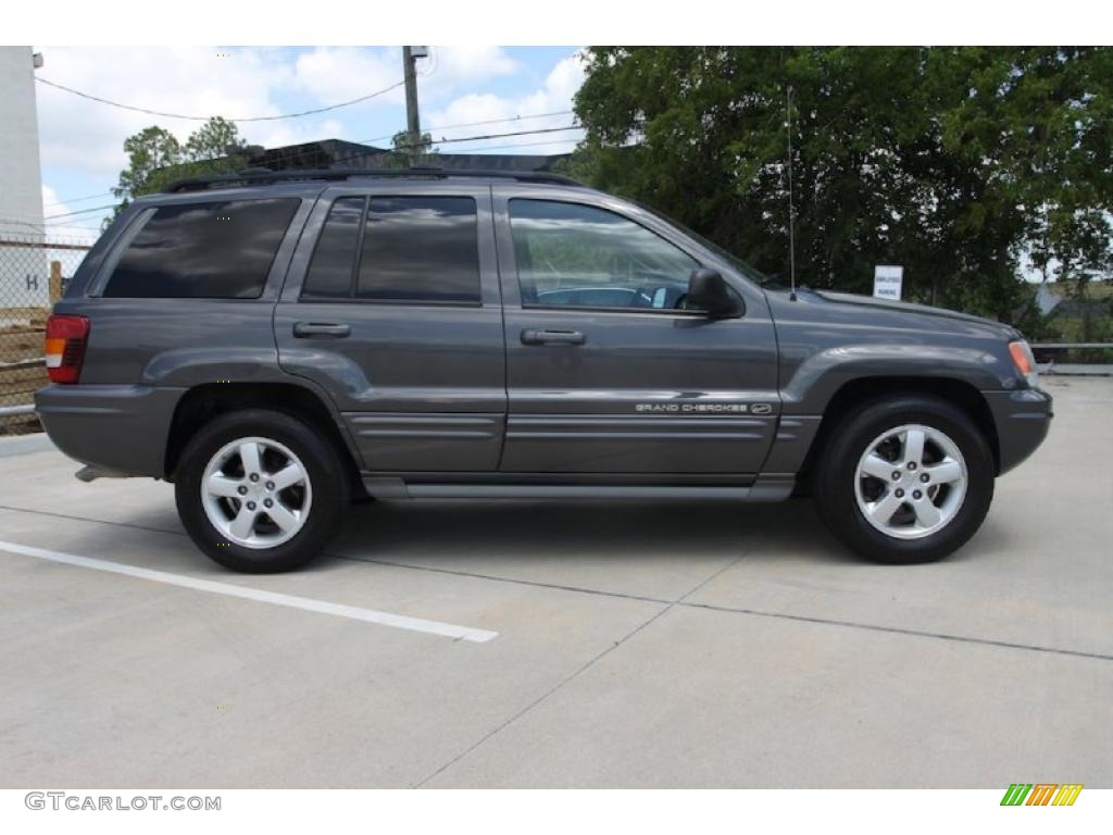 2003 Grand Cherokee Overland 4x4 - Graphite Metallic / Dark Slate Gray/Light Slate Gray photo #3