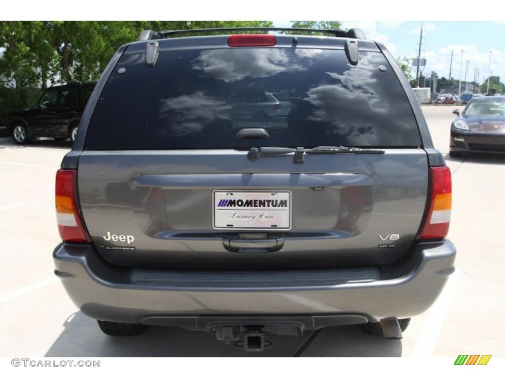 2003 Grand Cherokee Overland 4x4 - Graphite Metallic / Dark Slate Gray/Light Slate Gray photo #5