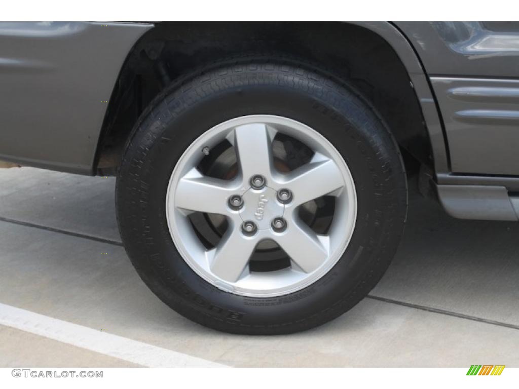 2003 Grand Cherokee Overland 4x4 - Graphite Metallic / Dark Slate Gray/Light Slate Gray photo #6