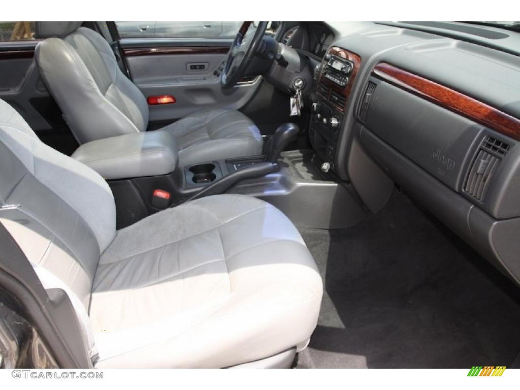 2003 Grand Cherokee Overland 4x4 - Graphite Metallic / Dark Slate Gray/Light Slate Gray photo #10