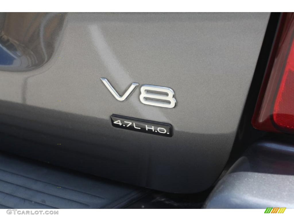 2003 Grand Cherokee Overland 4x4 - Graphite Metallic / Dark Slate Gray/Light Slate Gray photo #11