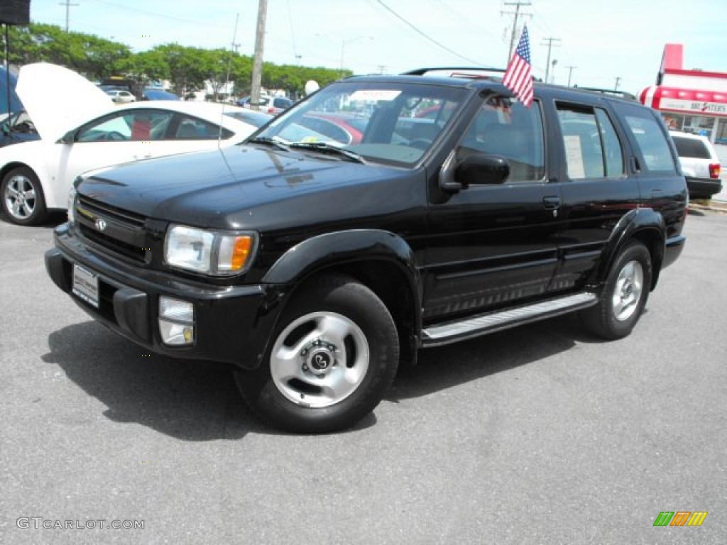 1997 QX4 4x4 - Super Black / Gray photo #2