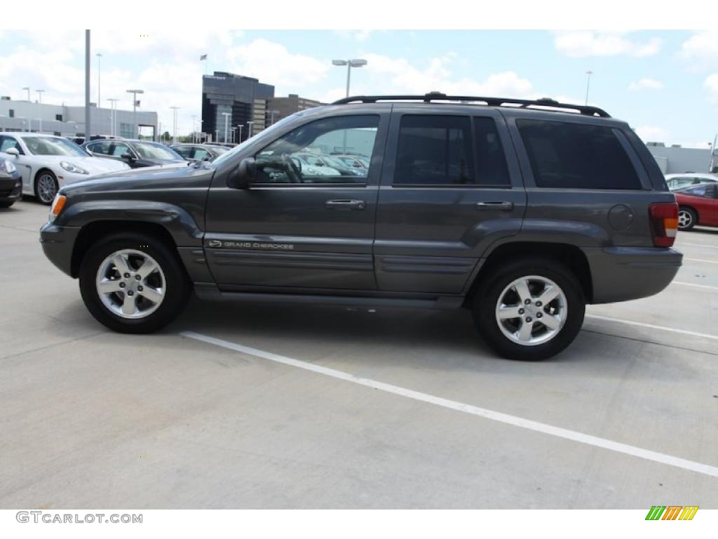 2003 Grand Cherokee Overland 4x4 - Graphite Metallic / Dark Slate Gray/Light Slate Gray photo #14