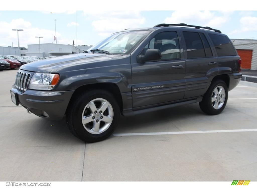 2003 Grand Cherokee Overland 4x4 - Graphite Metallic / Dark Slate Gray/Light Slate Gray photo #15