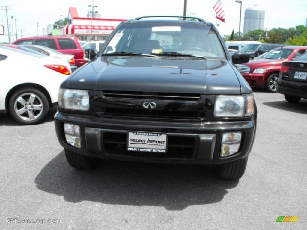 1997 QX4 4x4 - Super Black / Gray photo #3