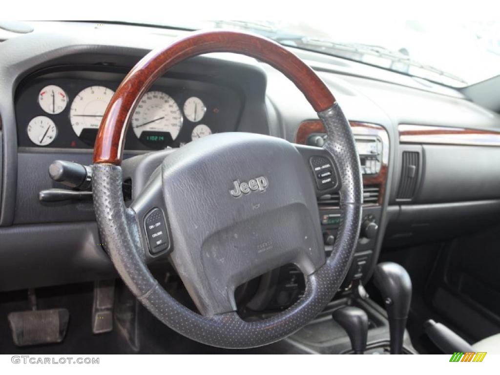 2003 Grand Cherokee Overland 4x4 - Graphite Metallic / Dark Slate Gray/Light Slate Gray photo #19