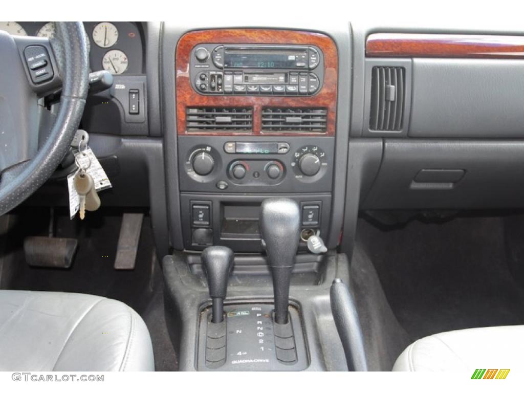 2003 Grand Cherokee Overland 4x4 - Graphite Metallic / Dark Slate Gray/Light Slate Gray photo #30