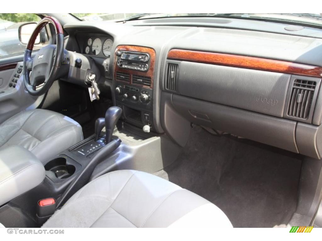 2003 Grand Cherokee Overland 4x4 - Graphite Metallic / Dark Slate Gray/Light Slate Gray photo #33