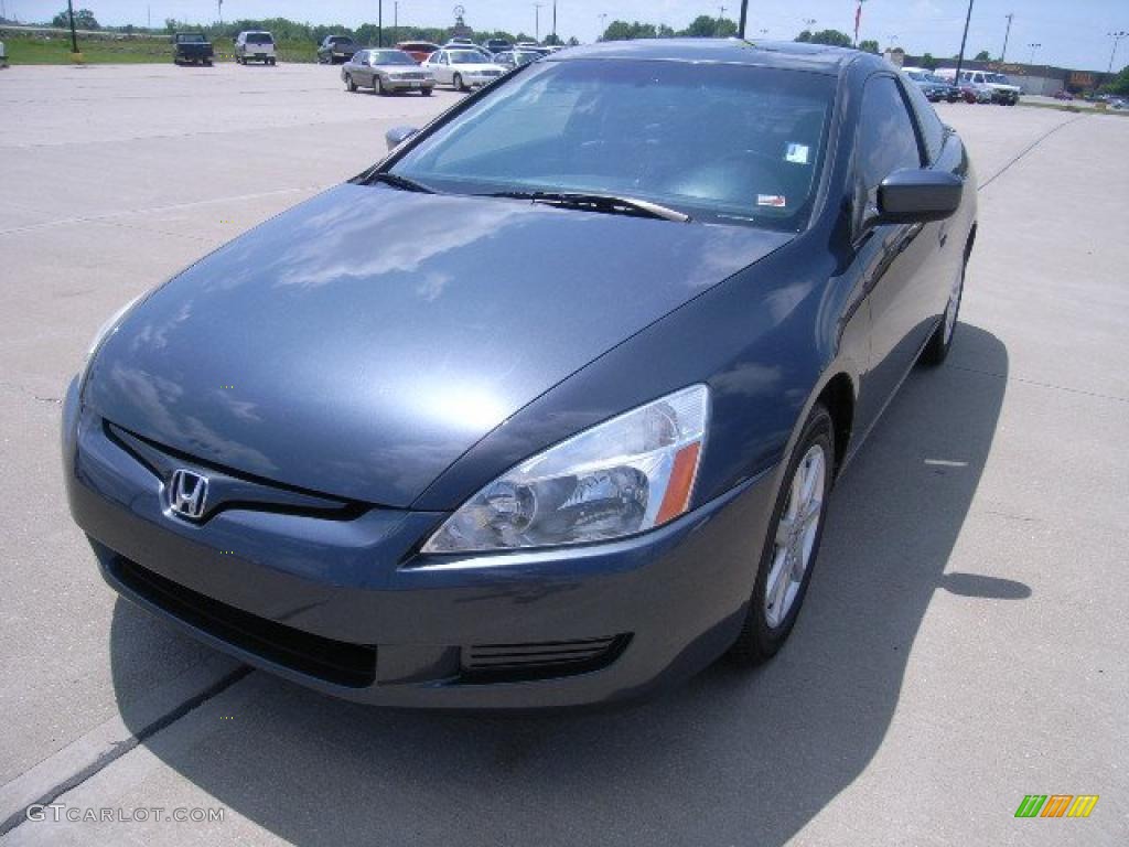 2003 Accord EX V6 Coupe - Graphite Pearl / Black photo #7