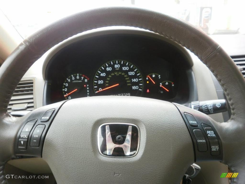 2003 Accord EX V6 Sedan - Desert Mist Metallic / Ivory photo #3