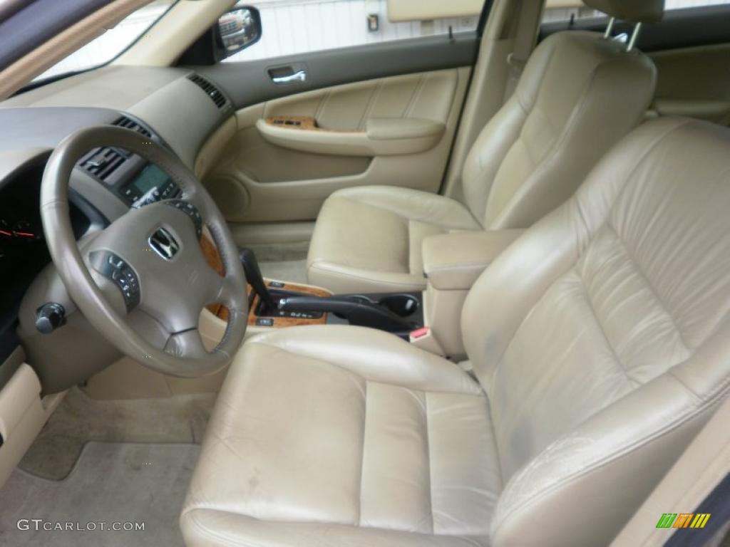 2003 Accord EX V6 Sedan - Desert Mist Metallic / Ivory photo #10