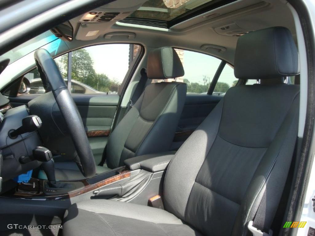 2007 3 Series 328xi Sedan - Titanium Silver Metallic / Black photo #10