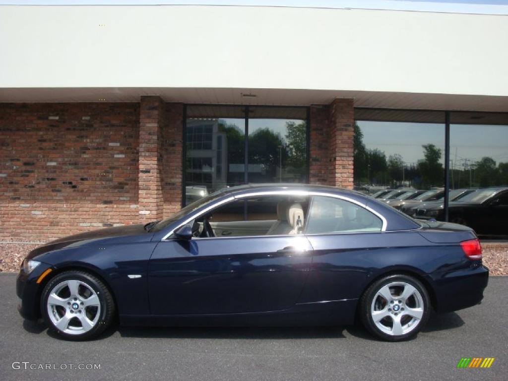 2007 3 Series 328i Convertible - Monaco Blue Metallic / Cream Beige photo #4