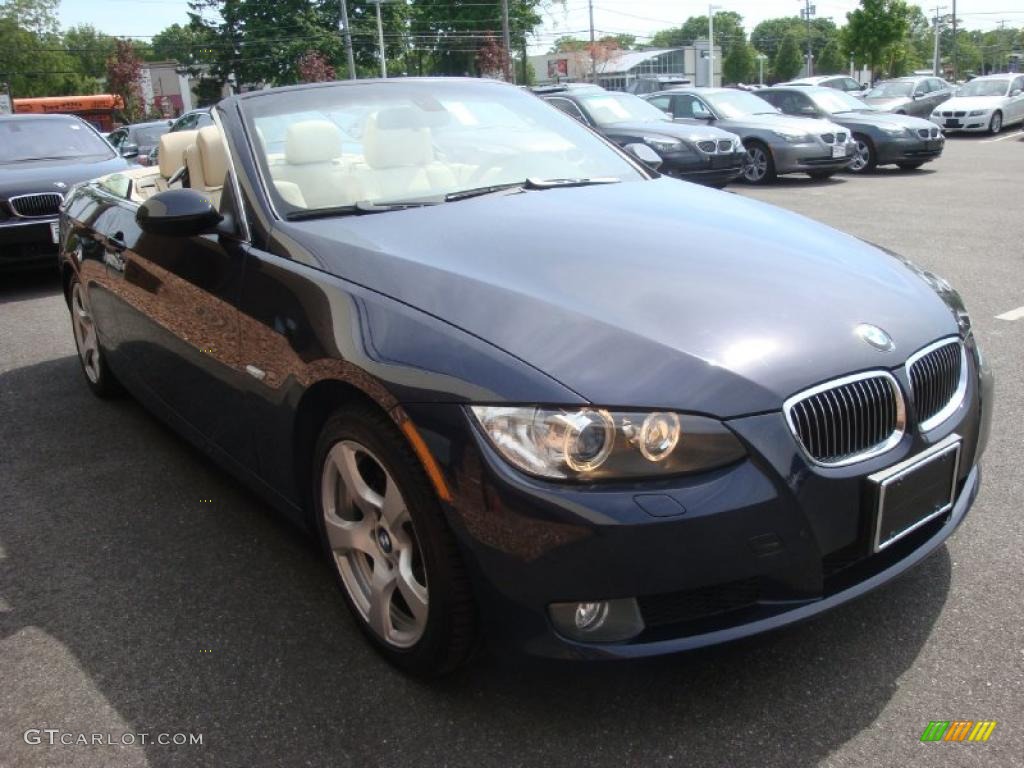 2007 3 Series 328i Convertible - Monaco Blue Metallic / Cream Beige photo #8