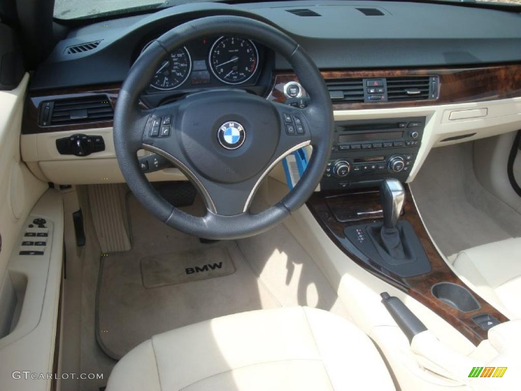 2007 3 Series 328i Convertible - Monaco Blue Metallic / Cream Beige photo #13