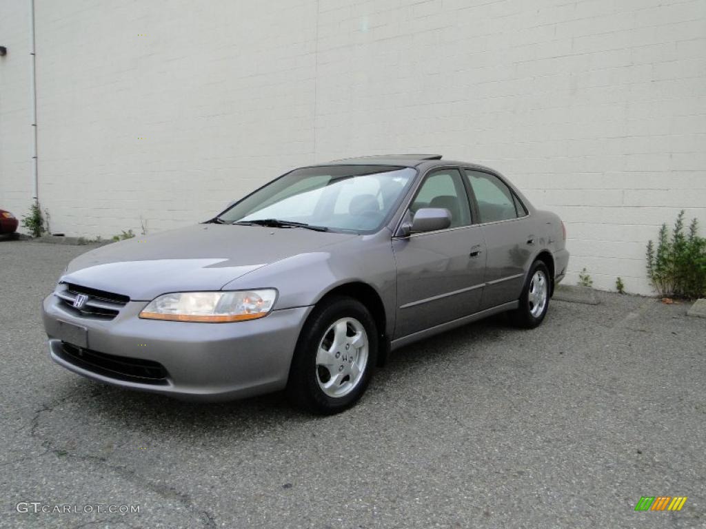 2000 Accord EX Sedan - Signet Silver Metallic / Quartz photo #7