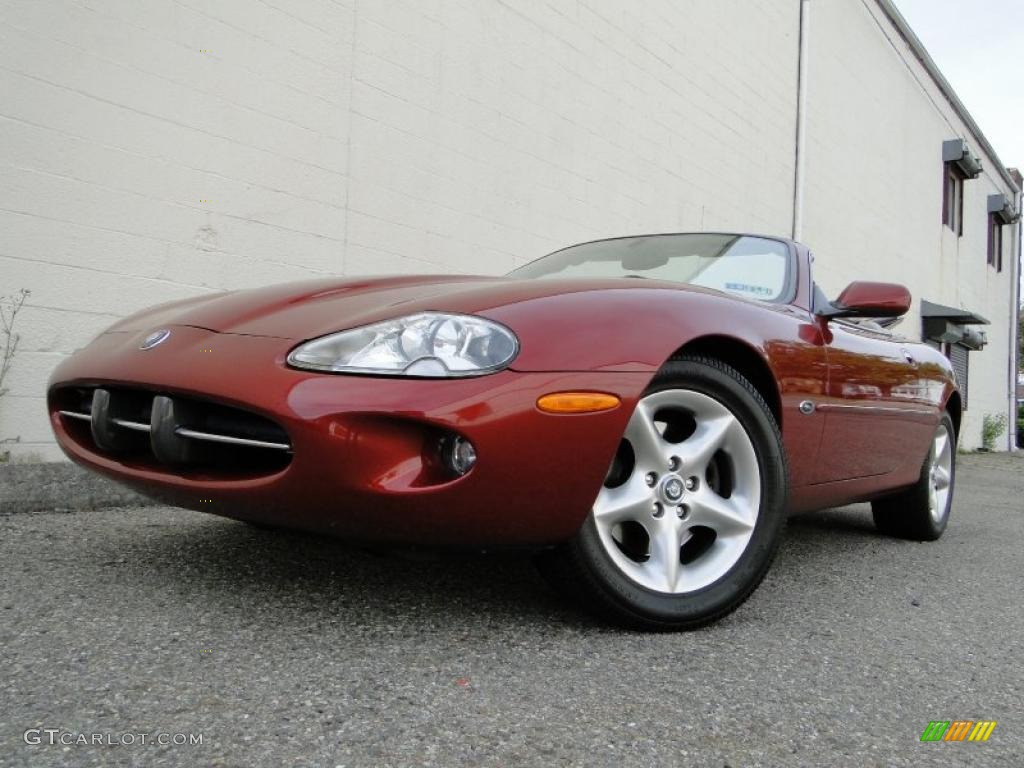 2000 XK XK8 Convertible - Carnival Red / Cashmere photo #1