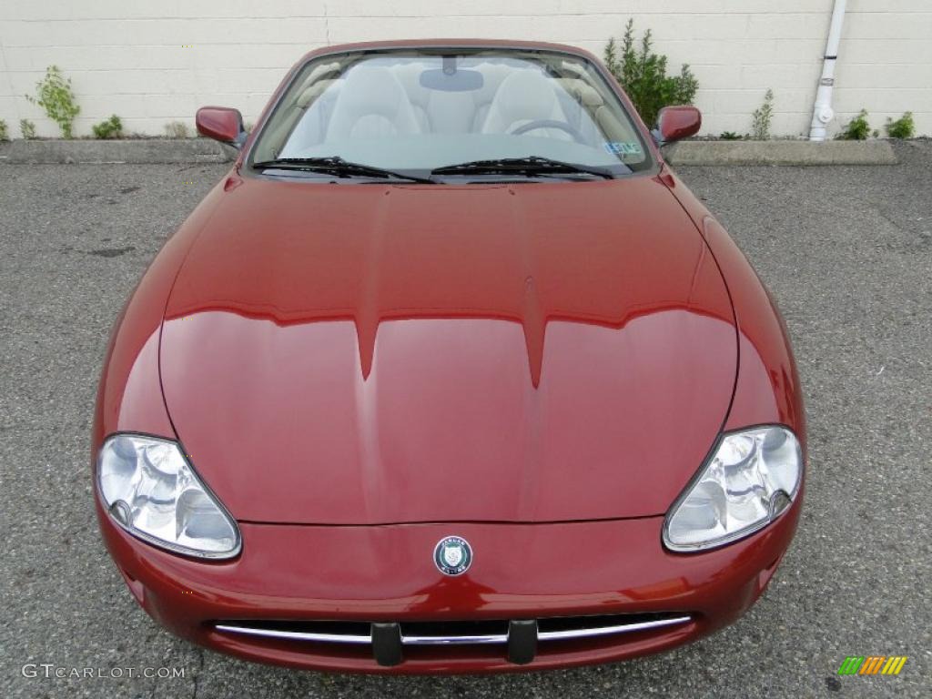 2000 XK XK8 Convertible - Carnival Red / Cashmere photo #5