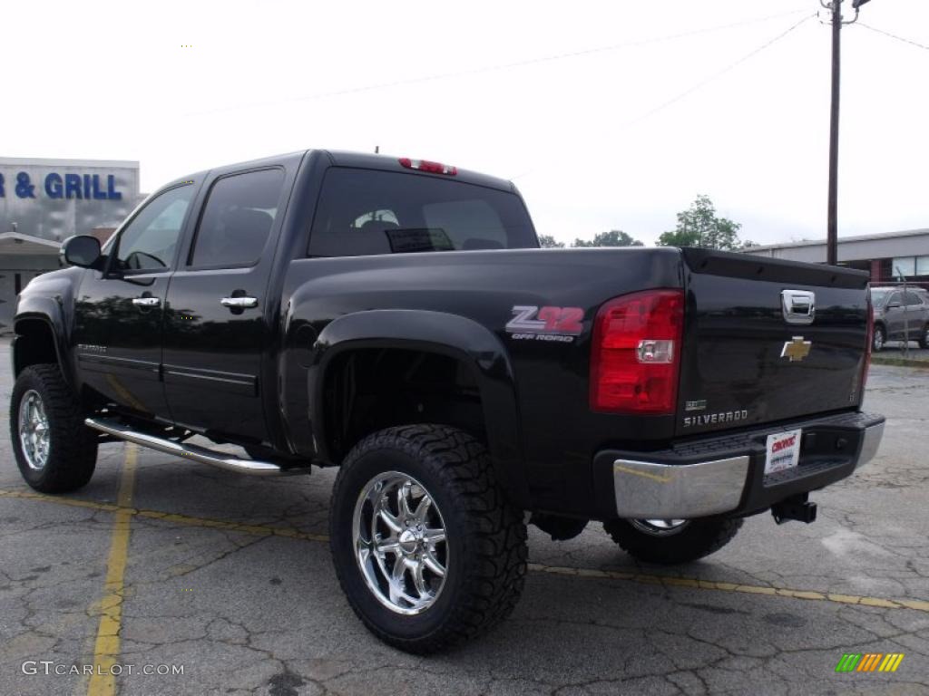 2010 Silverado 1500 LT Z92 Crew Cab 4x4 - Black / Ebony photo #3