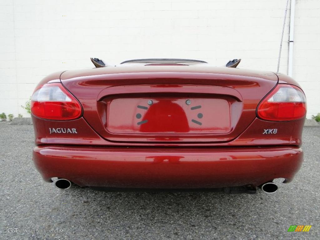 2000 XK XK8 Convertible - Carnival Red / Cashmere photo #8