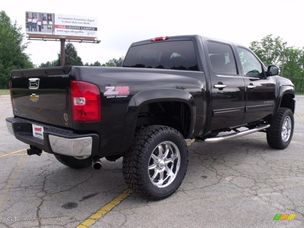 2010 Silverado 1500 LT Z92 Crew Cab 4x4 - Black / Ebony photo #5