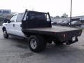 2000 Oxford White Ford F350 Super Duty Lariat Crew Cab 4x4 Dually Flat Bed  photo #3