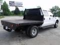 2000 Oxford White Ford F350 Super Duty Lariat Crew Cab 4x4 Dually Flat Bed  photo #5