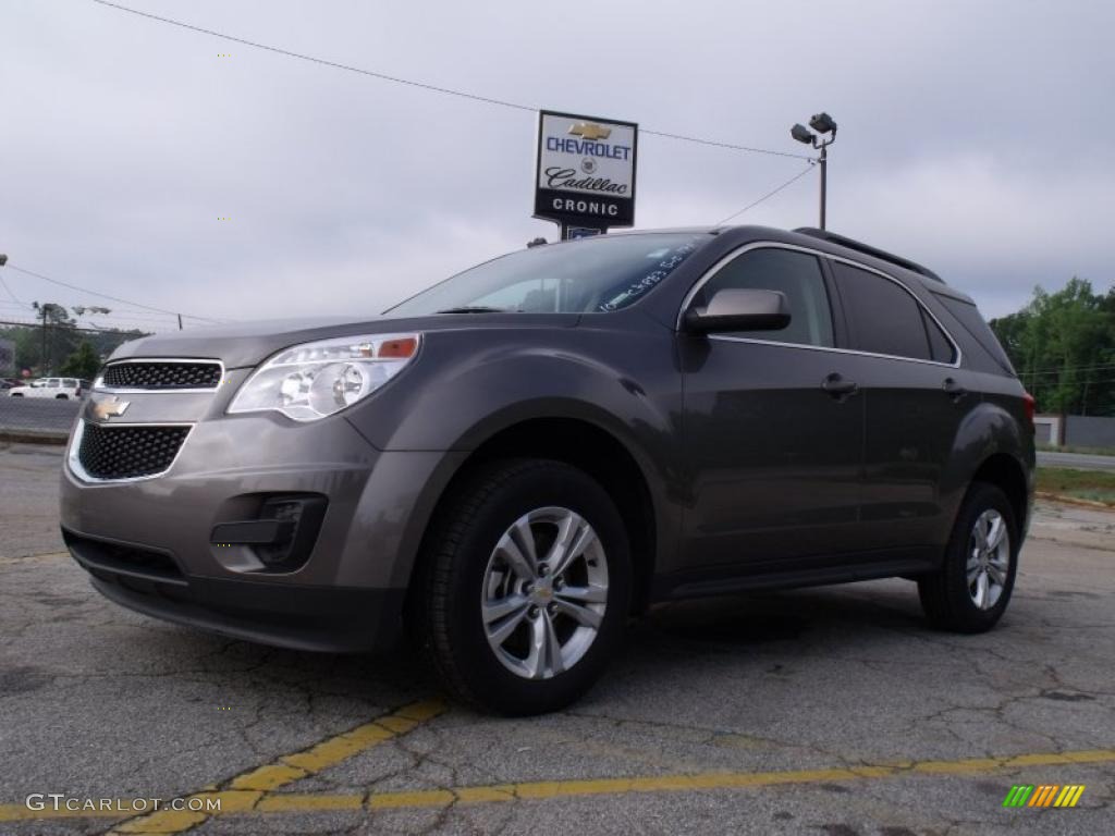 2010 Equinox LT - Mocha Steel Metallic / Jet Black photo #1